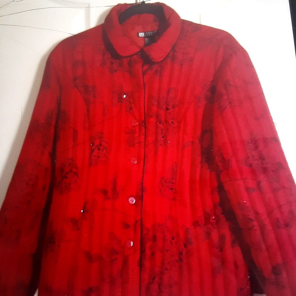 Ladies do spring silk jacket - Picture 4 of 4